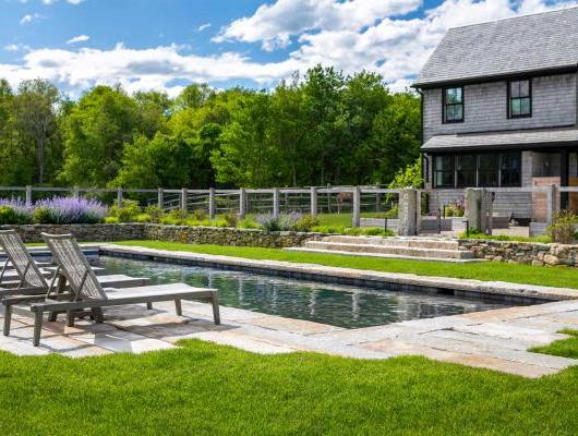 backyard with pool